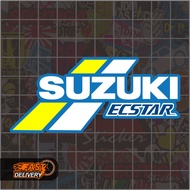 SUZUKI Sticker Ecstar V2SUZUKI Size 9 x 4 Cm