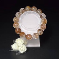 水晶 紅泥骸骨閃靈水晶手串【現貨】