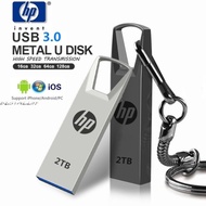 Flashdisk USB HP 3.0 Flashdisk1Tb 2TB Pen Drive Batang Metal Anti Air