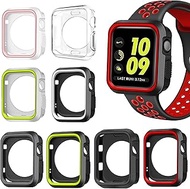 Youranzhenpin Compatible with Apple Watch Case Series 5 Series 4 40mm Silicone Bumper Resistant Waterproof Proof Impact Resistant Protective for Apple Watch Case 40mm