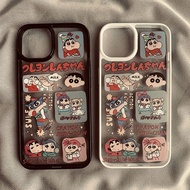 Cartoon Crayon Xiaoxin iPhone 13/12 promax Apple 14 Phone Case 11/xs Transparent Soft Case 7/8p Phon