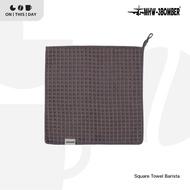 MHW-3BOMBER Square Towel Barista Glass Cleaning Cloth Coffee Equipment Bar
