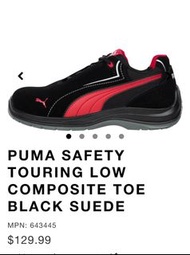 Puma.安全鞋.纖維頭.輕身.真皮.