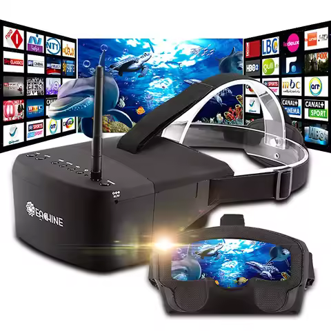 Eachine EV800 5 Inches 800x480 5.8G 40CH Raceband Auto-Searching FPV Goggles For RC Drone