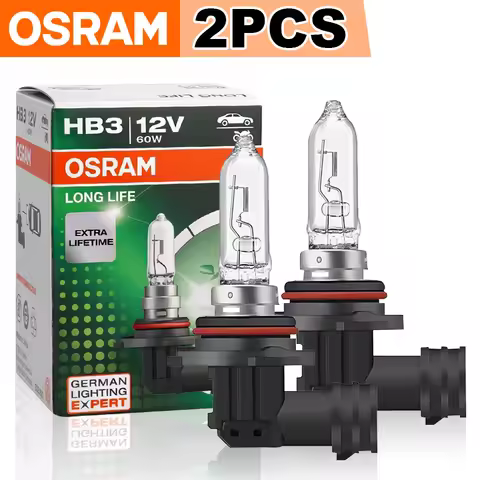 OSRAM 2pcs 9005 HB3 9006 HB4 9012 HIR2 12V 55W Super 3200K White Halogen Bulbs Car Headlights PX22d 