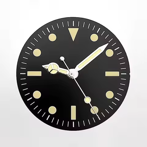 28.5mm retro dial pointer combination product C3 night light fit NH35 movement watch parts accessori