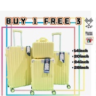 【DOMI】 Buy One Free Three Language 28inch & 24inch & 20inch &14inch High Quality Travel Luggage