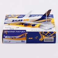 Ready Stock Airplane HX models 1: 400 Alloy Airplane Model Atlas Airlines B747-8F N861GT Open Compar