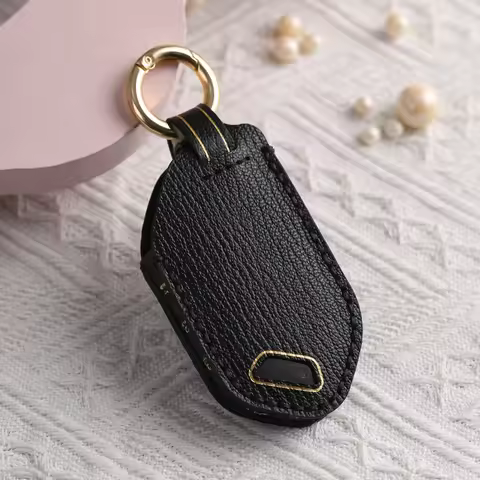 Leather Car Key Case Fob Cover for Kia Picanto Sorento MQ4 Carnival KA4 Morning K5 Carens EV9 Seltos