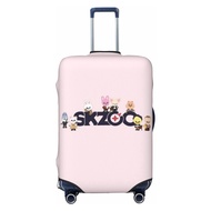 SKZOO Luggage Cover SKZ Waterproof Dustproof Elastic Thickened Wear-Resistant Protective Trave Suitcase Cover STRAY KIDS