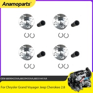 Piston with Rings Fit 2.8 L For Chrysler Grand Voyager Jeep Cherokee Liberty Wrangler JK 2.8CRD 2011