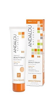 ▶$1 Shop Coupon◀  Andalou Naturals Vitamin C BB Beauty Balm Sheer Tint SPF 30 Ounce, 2 Fl Oz