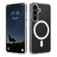 Magnetic Clear Case For Samsung A17/A07/S25FE/A56/A36/A26/A16/A06/S24FE/S23FE/A35/A55/S23ultra/S24ul