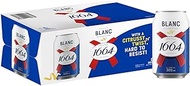 Kronenbourg 1664 Blanc Wheat Beer 320ml Can, (Pack of 8)