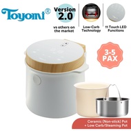 Toyomi 0.8L SmartDiet Micro-Com. Low Carb Rice Cooker RC 2090LC