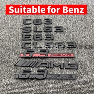 [Free AMG] Suitable for Benz C63 Car Logo 6.3 AMG Fender Logo E63 SL63 CLS63 Personalized Modified B