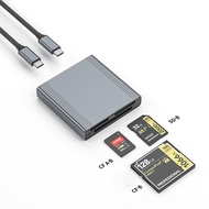 CFe Card Reader CFA/B+SD+CF 3-in-1 Camera Card Reader High-Speed Reading10G Transmission cfexpress