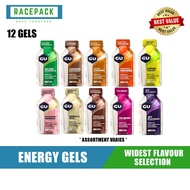 GU Gel 12 Packs Energy Gel | 15 Flavours | Running Gel | Endurance Athletes | Runners [Racepack.sg]