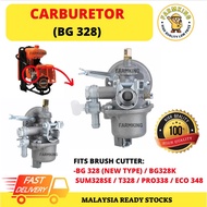 [READY STOCK]Carburetor BG328(New) Brush Cutter Mesin Rumput BG328K T328 ECO348 SUM328