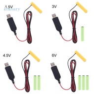 LR03 AAA  Eliminator 2m USB Power Supply Cable Replace 1-4pcs AAA