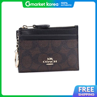 Coach | Luxury Coach Leather Signature Card Wallet Coin Purse