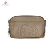 Hadara กระเป๋าสตางค์ รุ่น Wallet no.14s กระเป๋าสตางค์ใบยาว มีสายคล้องมือ + สายครอสบอดี้