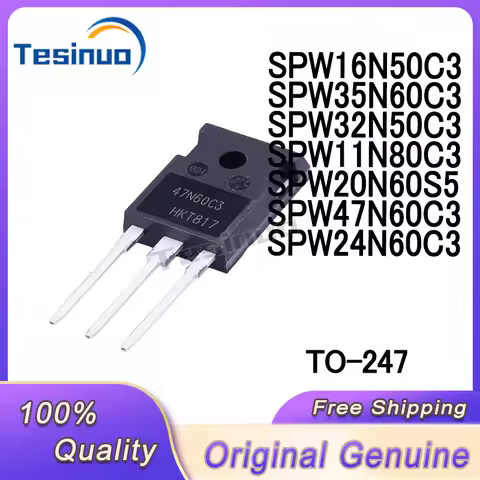 5/PCS NEW SPW16N50C3 SPW32N50C3 32N50C3 SPW20N60S5 20N60S5 SPW24N60C3 24N60C3 SPW35N60C3 35N60C3 SPW