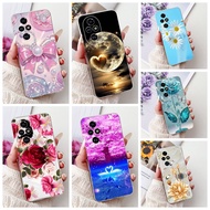 Soft Casing For Honor 200 ELI-NX9 / Honor 200 Pro ELP-NX9 Case New Fashion Bowknot Flower Silicone C