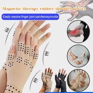 Magnetic Therapy Rubber Dimples Gloves
