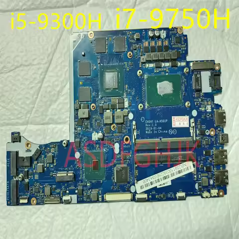 EH5VF LA-H501P for Acer Nitro 5 AN515-54 AN715-51 notebook computer motherboard with i5 i7 CPU GTX16