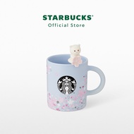 Starbucks Sakura with Cat Stir Mug 12oz. แก้วน้ำสตาร์บัคส์เซรามิก ขนาด 12ออนซ์ A9001511