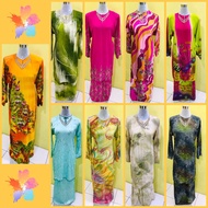 STB300🌸Sutera Batik Terengganu Baju Kurung Preloved Murah 🌸Batik Terengganu Kurung Muslimah Terpakai Terbaik Cantik🌸