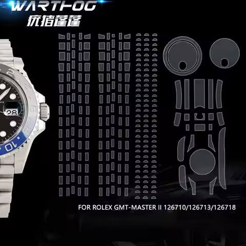 Applicable FOR Rolex Watch Film Application Five-bead Chain 126710/ 126713/126718 GMT Watch Protecti