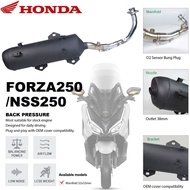 HONDA FORZA250 / NSS250 Motorcycle BUBD Steel CJ IPOH Back Pressure Low Noise Exhaust
