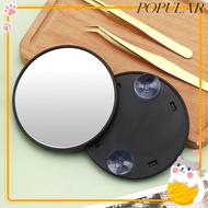 POPULAR Magnification Mirror, Round With Suction Cup Makeup Mirror, 5x/10x/15x Blackhead Magnifying 
