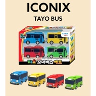 [ICONIX] TAYO Mini Bus Special 4-piece Toy Set