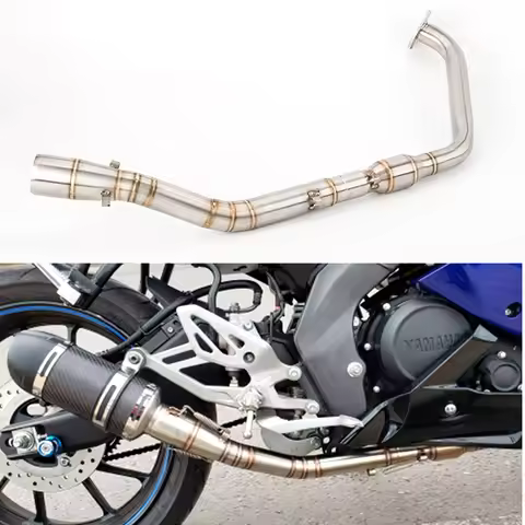 Motorcycle exhaust front section modification, suitable for Yamaha R15 V3 MT15 R15M competitive exha