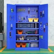 ST/💖Tester Workshop Heavy-Duty Tool Cabinet Hardware Locker Parts Cabinet with Hanging Board Multi-Functional Steel Iron