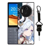 For Qin F25 Case F22 Pro Anti-fingerprint Shockproof Soft Back Cover Qin F22 F22Pro F21 Pro