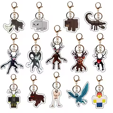 New Game 99 nights In The Forest Keychain Bag Accessories Acrylic Pendant 99 nights In The Forest De
