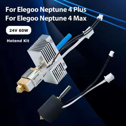 Hotend kit for ELEGOO Neptune 4 PLUS/4 MAX 3D Printer Fully Assemble All-Metal Hotend with Nozzle 3D