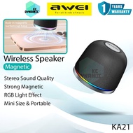 Awei KA21 Mini Wireless Speaker Magnetic Speaker Portable Mini Speaker Outdoor Bluetooth Speaker Awe