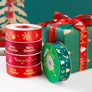 [1Roll 25yard] CHRISTMAS EDITION ROLL RIBBON / CHRISTMAS / SATIN RIBBON / GIFT RIBBON