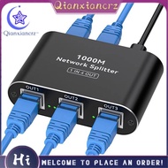 Network Switch LAN Splitter Network Switch LAN Splitter Gigabit Ethernet Switch with USB-C Power Cab