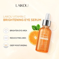 LAIKOU Vitamin C Brightening Anti-aging Eye Serum Lighten Dark Circles Eye Bag Eye Care Essence 30ml