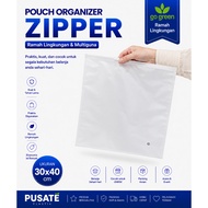 PLASTIC ZIPPER DOFF UK 30X40 cm