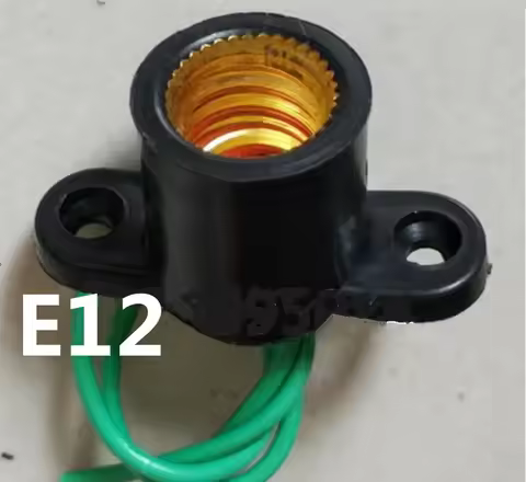 E12 lamp base E12 bulb holder with wire lamp holder E12 socket Can be fixed e12 Mounting bracket bas