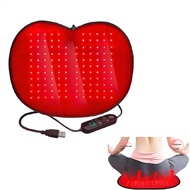 3-in-1 Red Light Therapy Pad for Butt Enhancer Waist 128LED Hips & Feet - Heating Cushion with Red L