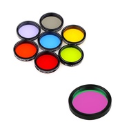 SVBONY Telescope Filter 1.25 inches Five Color Filters Kit 7pcs Filters Set CPL Filter, Enhance Luna