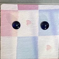 琉璃耳環 深藍 316鋼耳針 醫療鋼耳環 貼耳耳環 耳針 耳釘